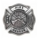 Custom Brass Volunteer Firefighter Badge