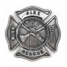 Custom Brass Volunteer Firefighter Badge
