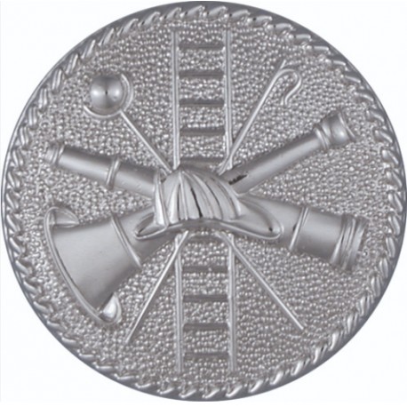 Custom Brass Volunteer Firefighter Badge