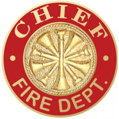 Custom Brass Volunteer Firefighter Badge