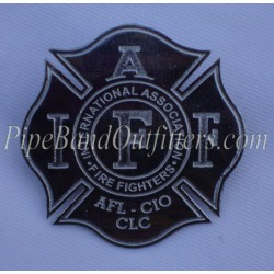 Custom Brass Volunteer Firefighter Badge