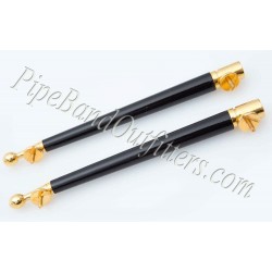 Drum Major Baldric Sash Miniature Drumsticks Set