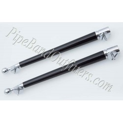 Drum Major Baldric Sash Miniature Drumsticks Set