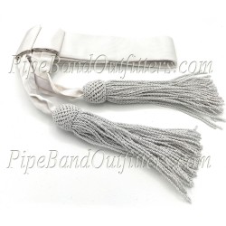 Sergeant Wool Officer Plain Red Sash