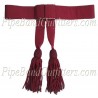 Sergeant Wool Officer Plain Red Sash