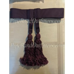 Sergeant Wool Officer Plain Red Sash