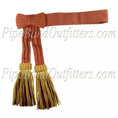 Sergeant Wool Officer Plain Red Sash