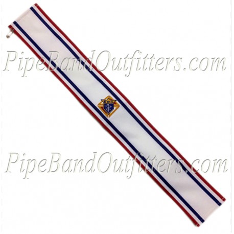 Sergeant Wool Officer Plain Red Sash