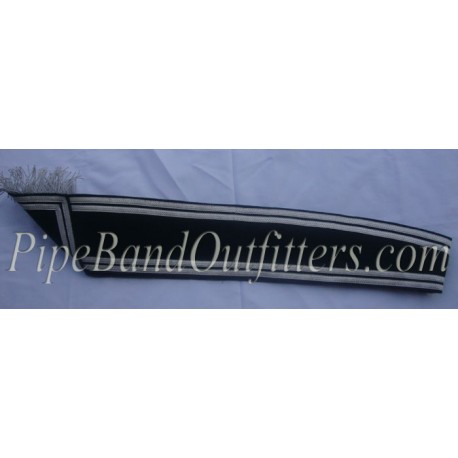 Pipe Band Custom Made Navy Blue Baldric