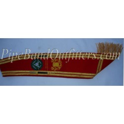 Pipe Band Custom Made Navy Blue Baldric