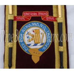 Pipe Band Custom Made Navy Blue Baldric