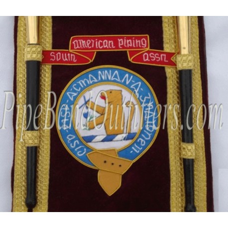 Pipe Band Custom Made Navy Blue Baldric