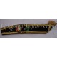 Custom Black & Silver Bullion Embroidered Drum Major Baldric Sash with Honors Scrolls