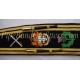 Custom Black & Silver Bullion Embroidered Drum Major Baldric Sash with Honors Scrolls