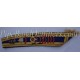 Custom Black & Silver Bullion Embroidered Drum Major Baldric Sash with Honors Scrolls