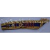 Custom Black & Silver Bullion Embroidered Drum Major Baldric Sash with Honors Scrolls
