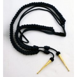 Black Dress Cord Ceremonial Military Aiguillette