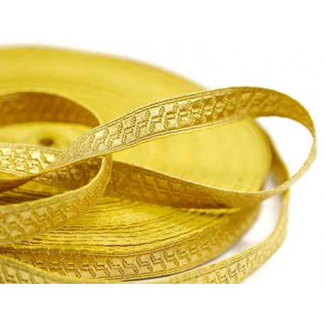 Metallic Gold Woven Braid Trim