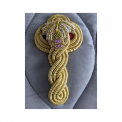 Royal Highland Fusiliers Officer Shoulder Cords - Gold Braided (Pair)
