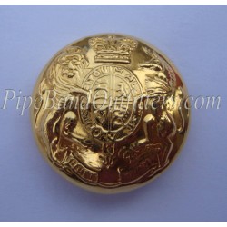 British Royal Coat of Arms Brass Uniform Button
