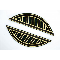 Uniform Wings (pair) with Gold Lace Edging