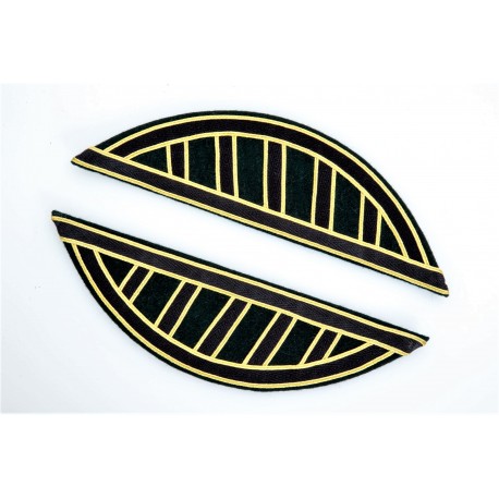 Uniform Wings (pair) with Gold Lace Edging