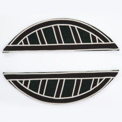 Uniform Wings (pair) with Gold Lace Edging