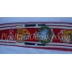 Band Drum Major Solid Red Baldric Sash