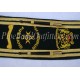 Solid Black Pipe Band Drum Major Baldric