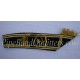 Solid Black Pipe Band Drum Major Baldric