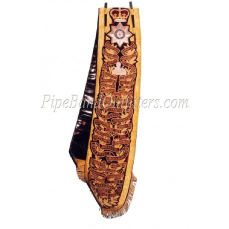 Black Pipe Band Custom Baldric Sash