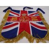 Pipe Band Red Blue Custom Regiment Banner