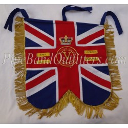 Pipe Band Red Blue Custom Regiment Banner