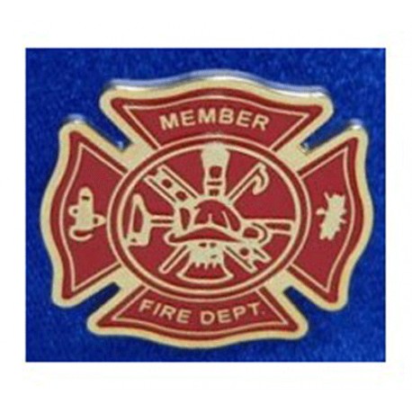 Firefighter Maltese Cross - Fire Dept. Badge