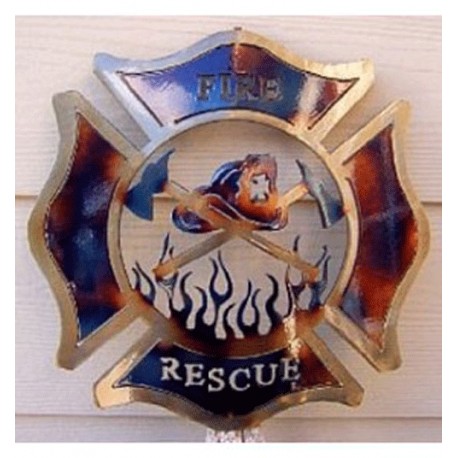 Firefighter Wall Decor Badge - Emblem