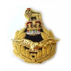 RAF Air Rank Embroidery Cap Badge