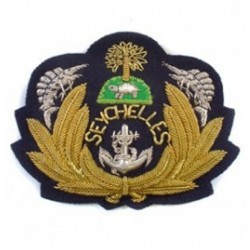 Seychelles Port Captain Embroidery Cap Badge