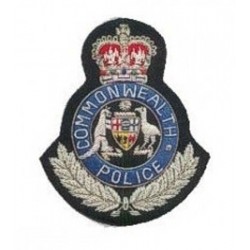 Common Wealth Police Embroidery Cap Badge