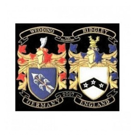 Embroidered Double - Coat Of Arms