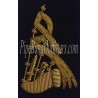 Bagpipe Badge