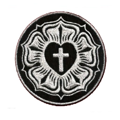 Cross Luther Rose Seal Silver