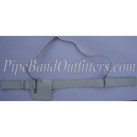 Black Leather Piper Sword Belt