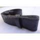 Pipers Black Leather Waist Belt