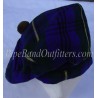 Pipe Band Wool Tartan Balmoral Hat